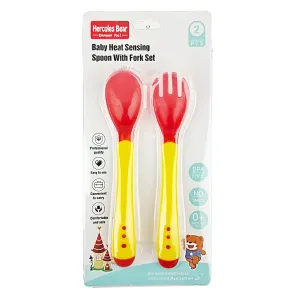 Hercules Bear Heat Sensing Spoon With Fork Set (WMST-9500)